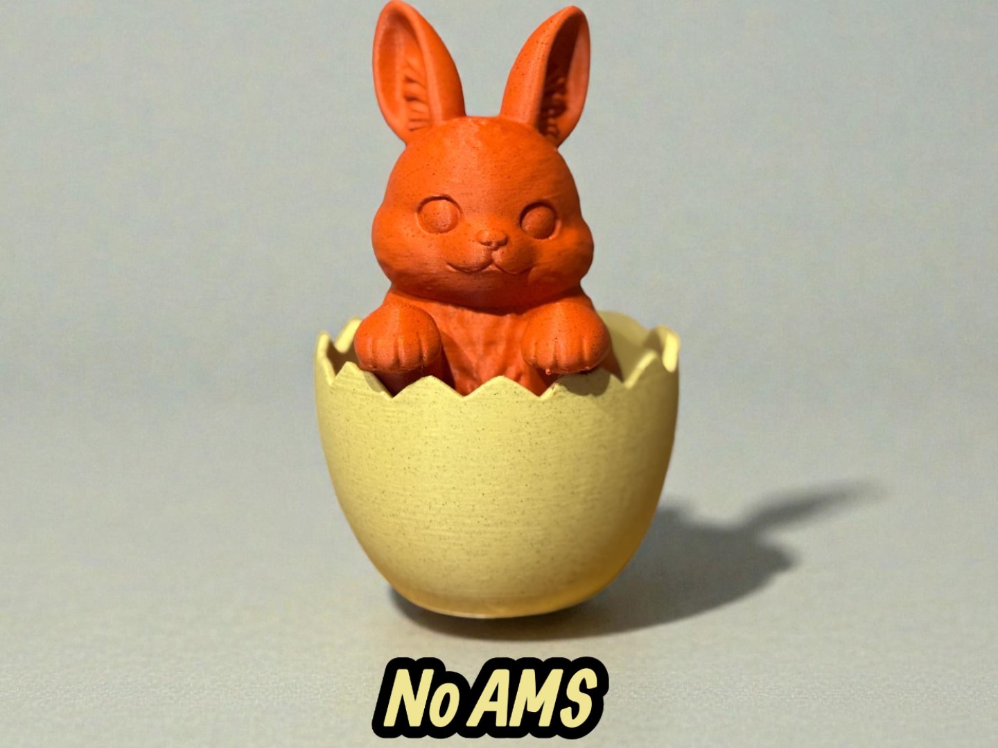 Peeking Rabbit in Cracked Egg