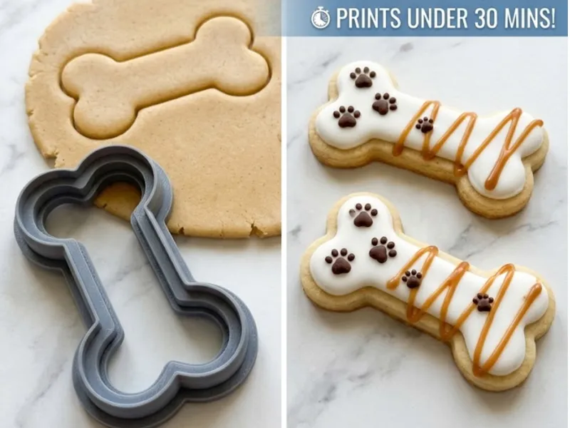 Imprint Dog Bone Cookie Cutter - Under 10g 