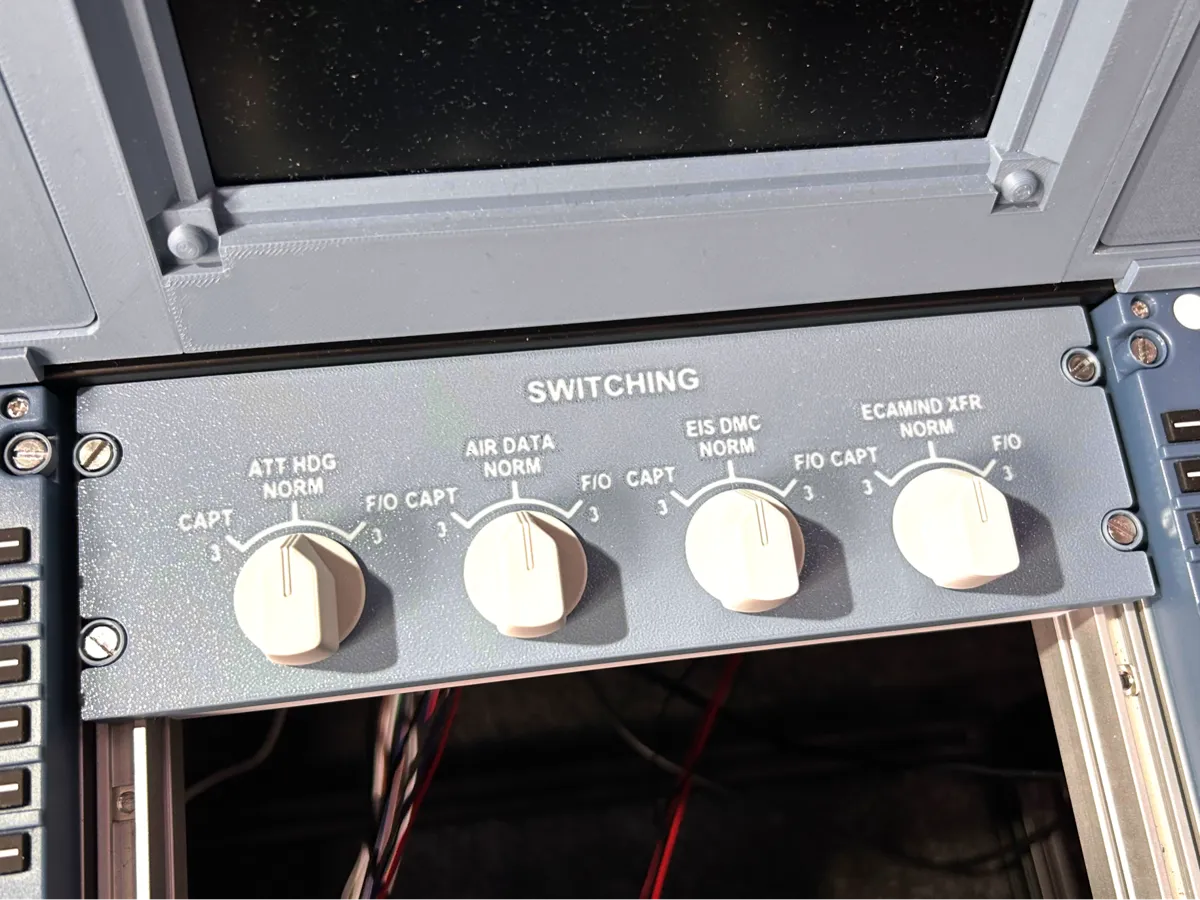 Rectangular Rocker Switch A320 A320 Switching panel standalone - Free 3D Print Model - MakerWorld
