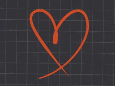 Minimalistic heart