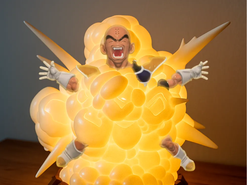 クリリンが爆発するランプ 作成者： Epluribius.arg MakerWorld：無料