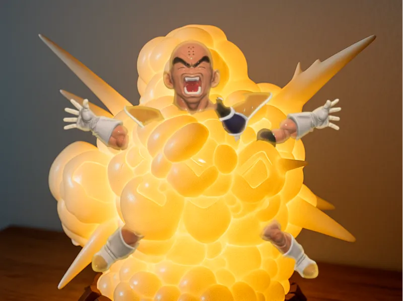 Lampara de Krilin Explotando