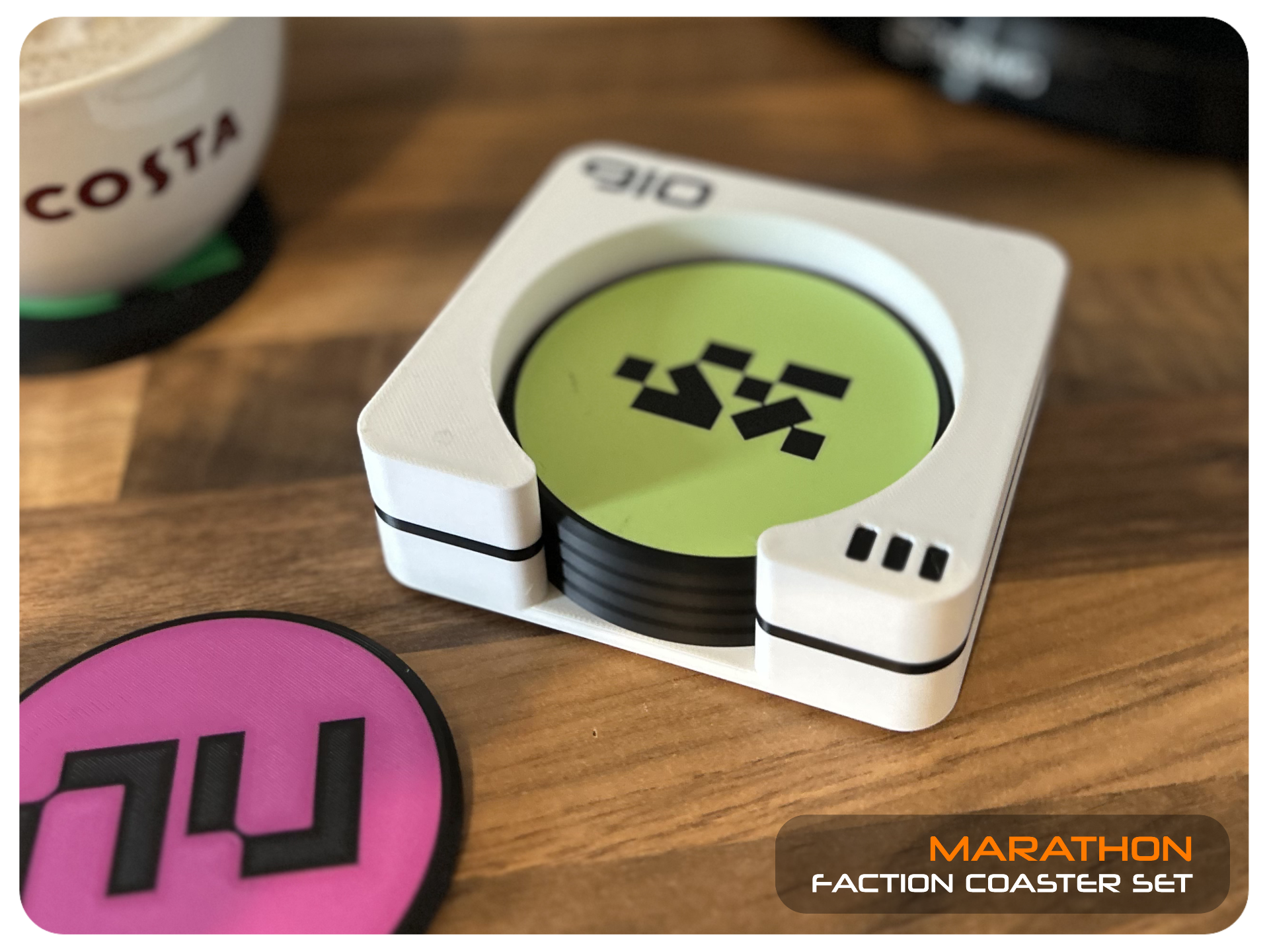 Marathon - Faction Coaster Set