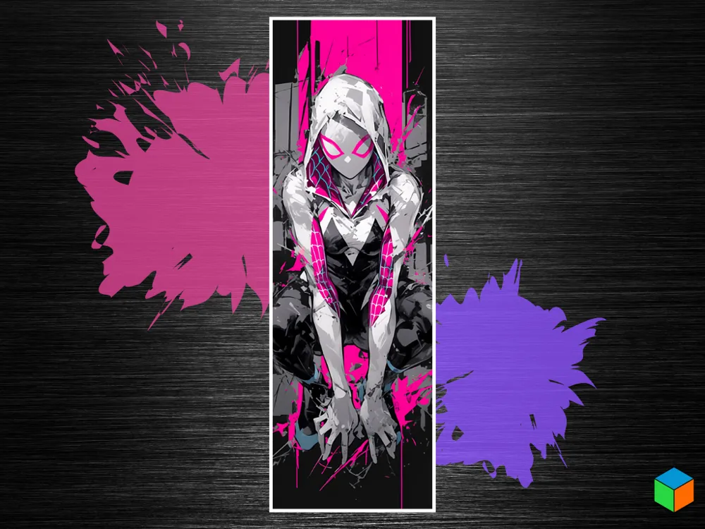 Spider Gwen Hueforge Bookmark
