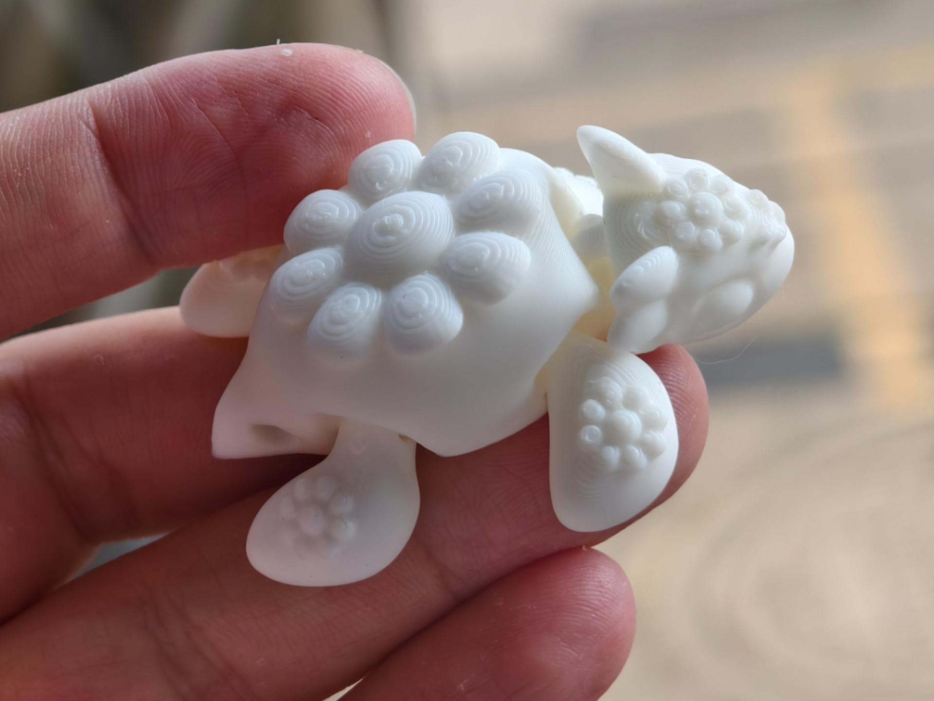 向日葵小海龟挂饰手机直接打印