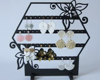 Floral Earring Display Stand