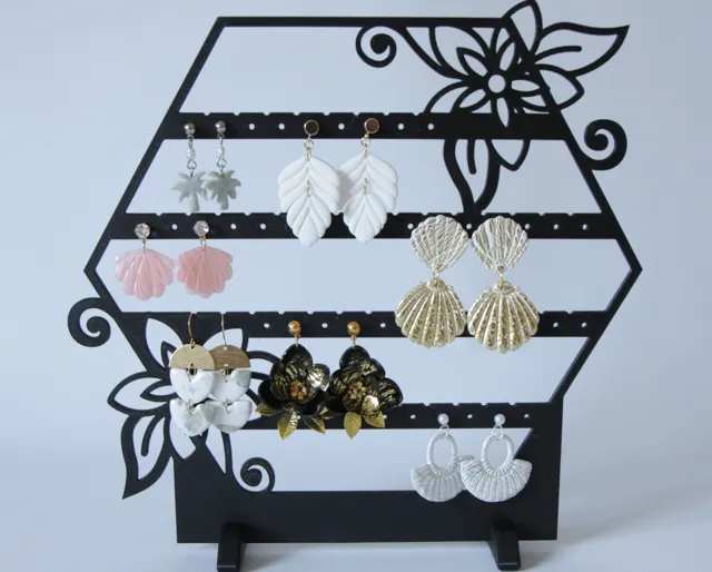 Floral Earring Display Stand