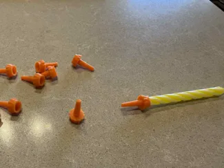Birthday candle holder