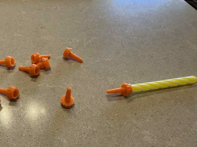 Birthday candle holder