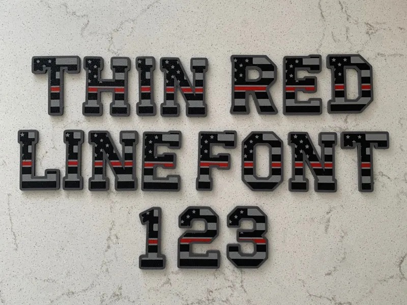 Thin Red Line Font