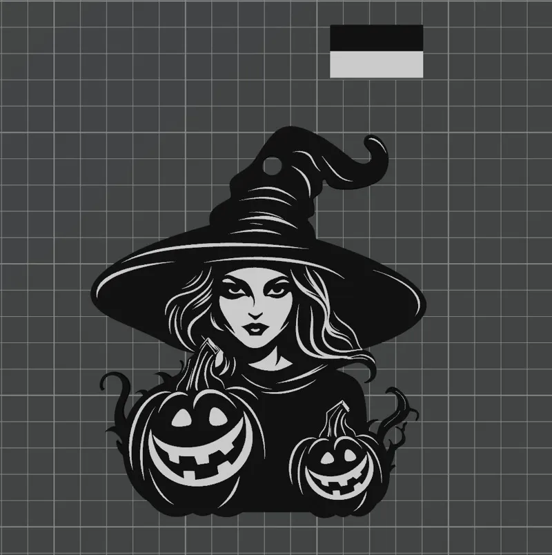 Witchface Decoration for Halloween  ( Door, Wall, Windows - you choose ! )
