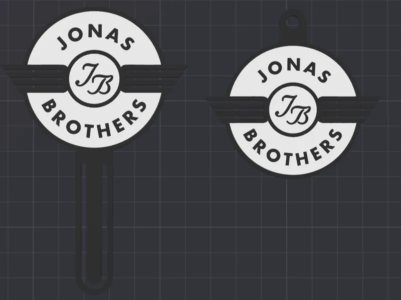 Jonas Brothers Keychain and Bookmark