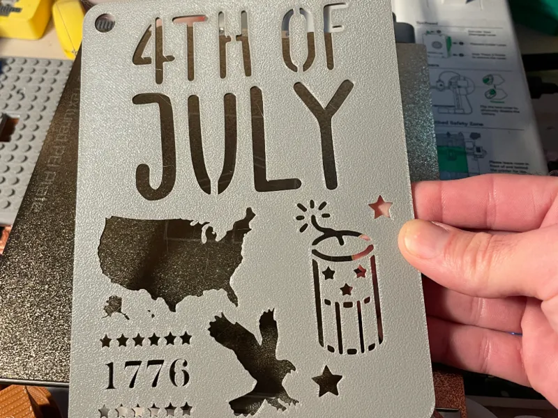 Fourth of July Stencil!