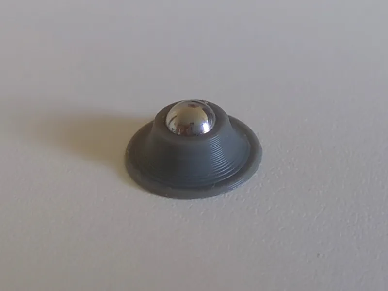 Abrasion Resistant Foot - Steel BB - 15 mm ⌀