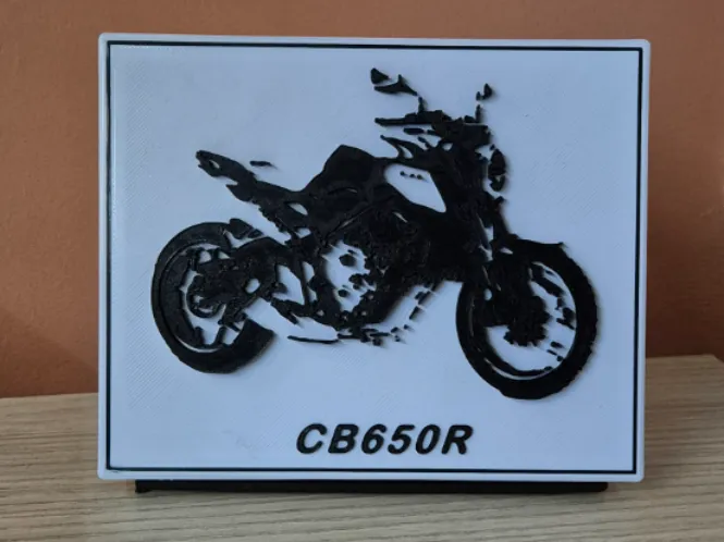 CB650R gauche ou droite ,plaque DECO et support