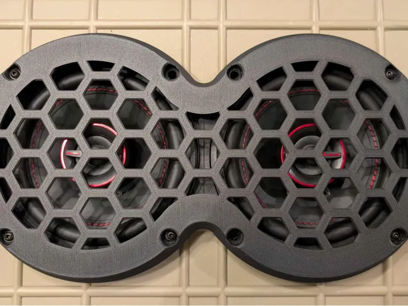 Dual DS18 5.25 Grill for an Apache 2800
