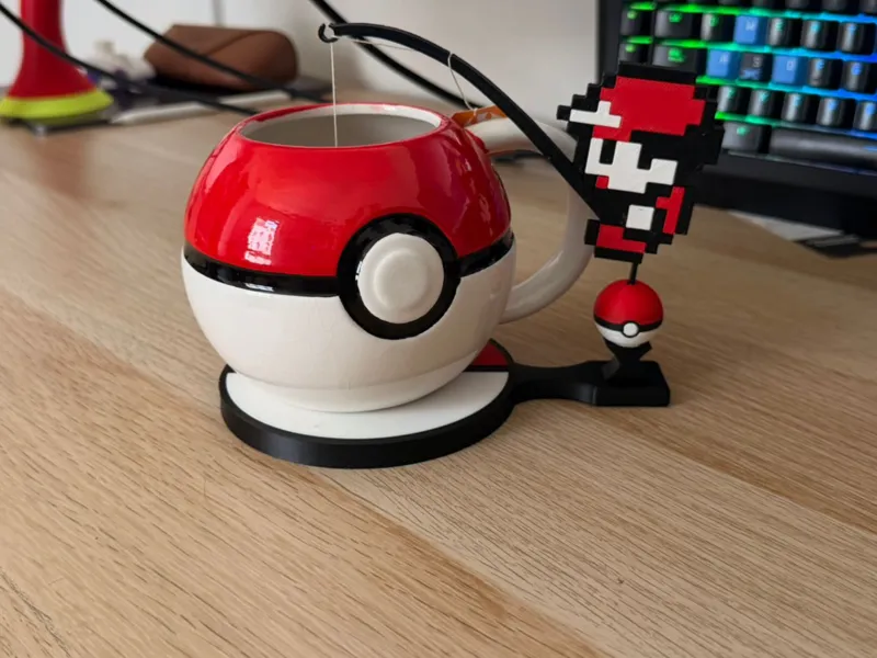 Pokemon Red phishing– Pokémon Mug Tea Bag Holder