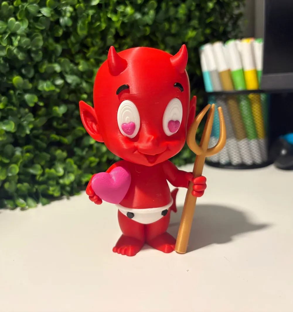 little love devil - Free 3D Print Model - MakerWorld