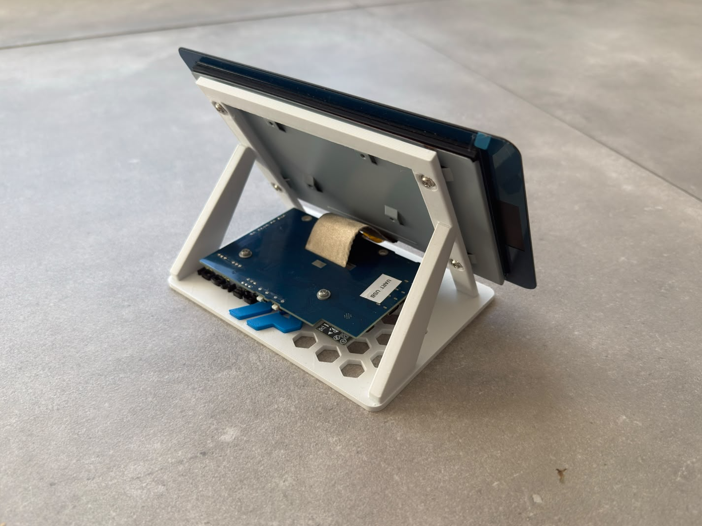 Waveshare 7 inch Touch Screen Stand 3D model