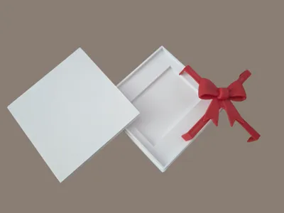 Gift packaging optional ribbon