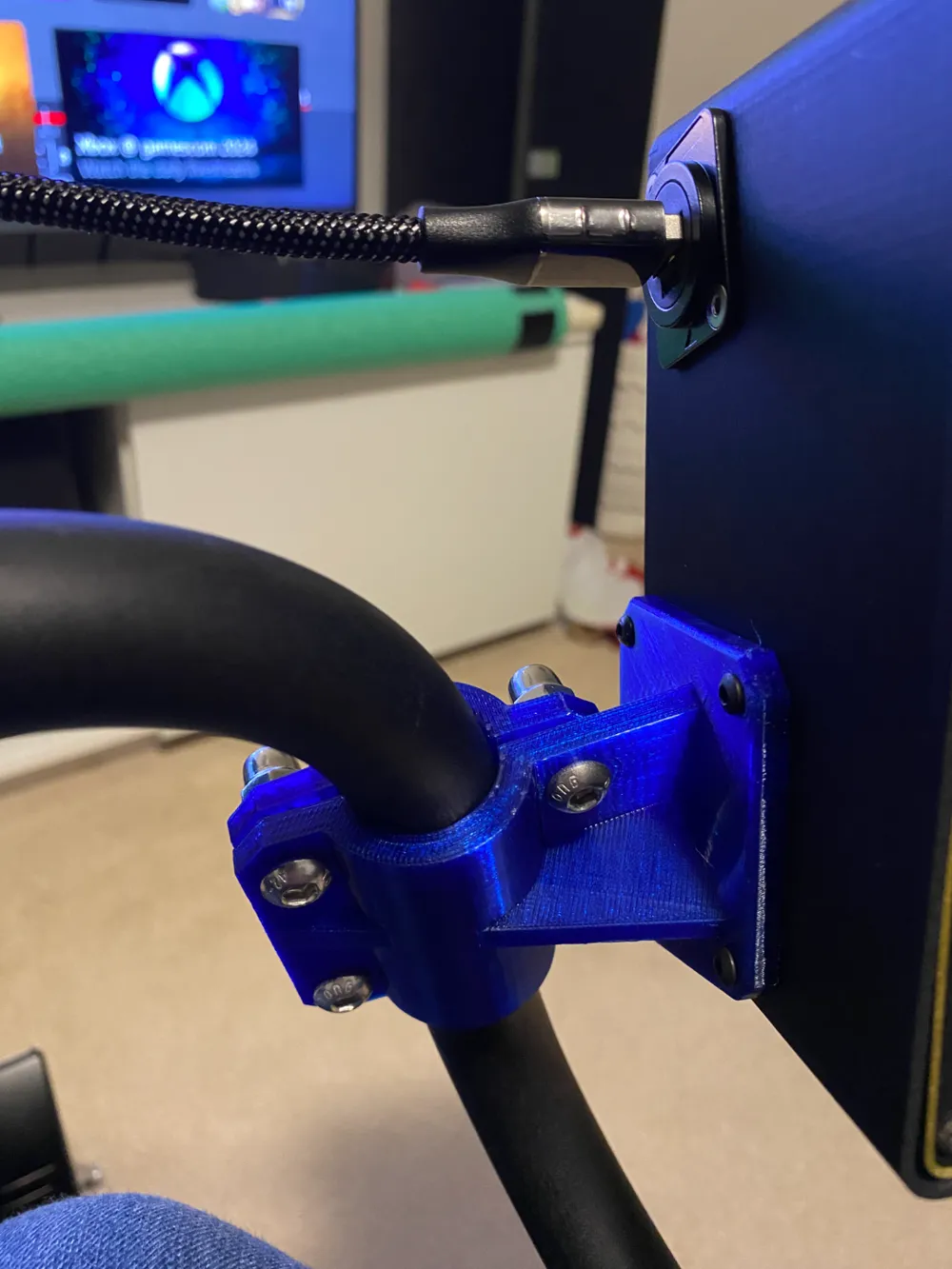 Sim Racing Button Box w/ Playseat Challenge Clamp by DrKriegerAUS ...