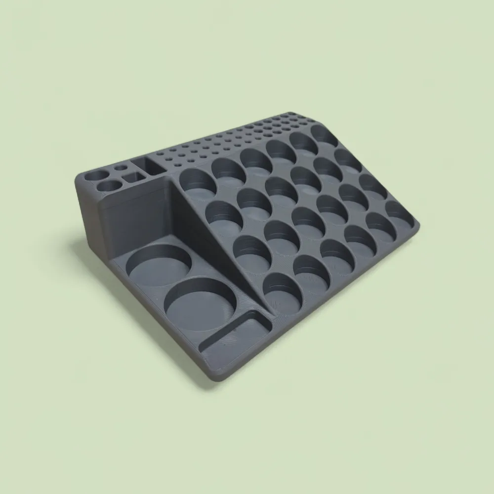 Paint and Brush holder - Free 3D Print Model - MakerWorld