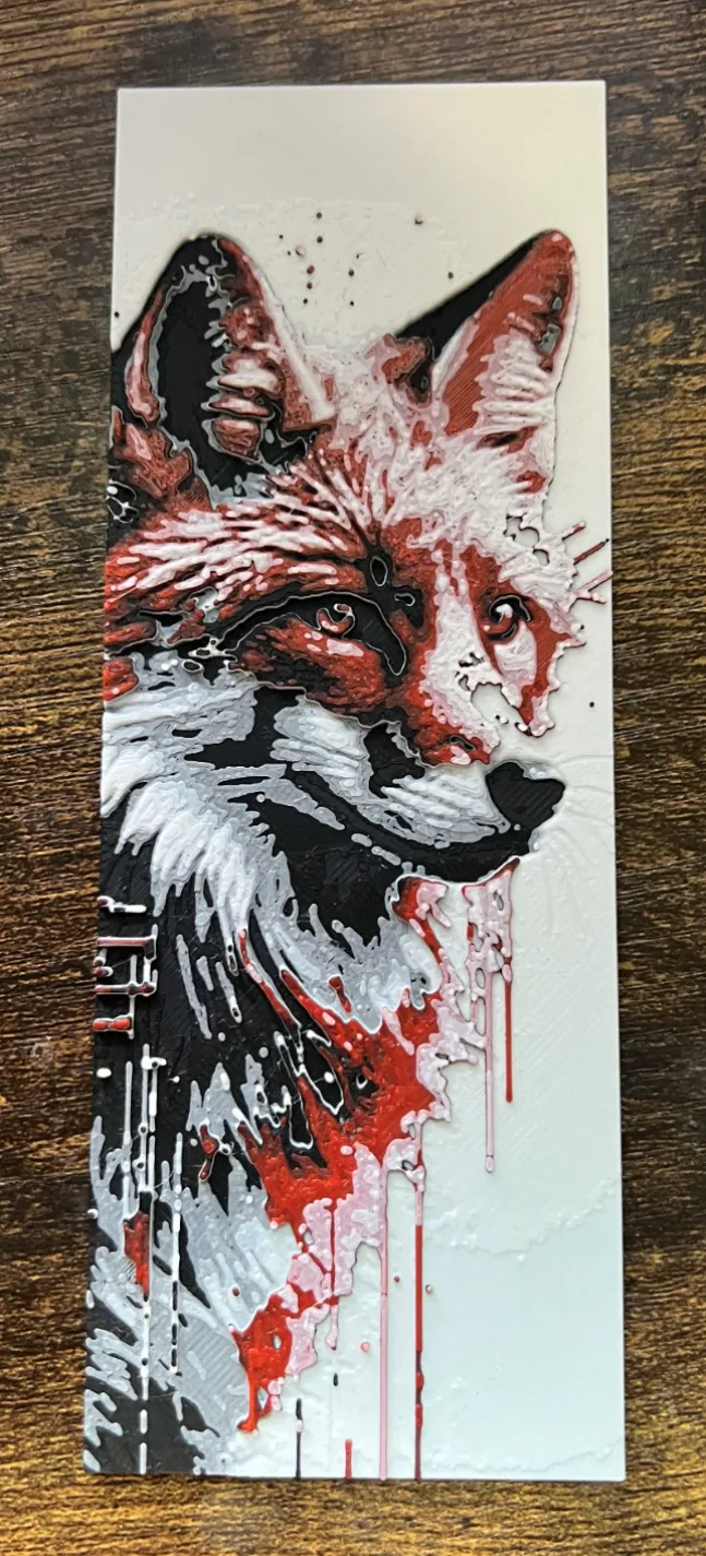 The Artistic Stare of the Wild Fox - Bookmark