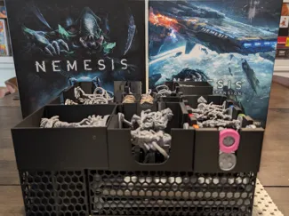 Nemesis+Aftermath Board Game Organizer