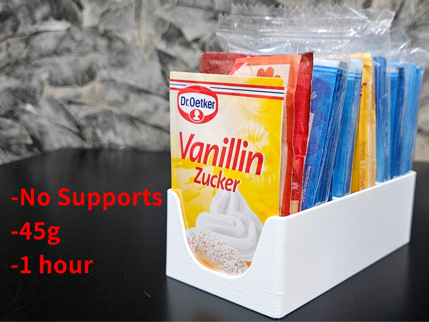 Spice Packet Organizer 65 mm No Supports