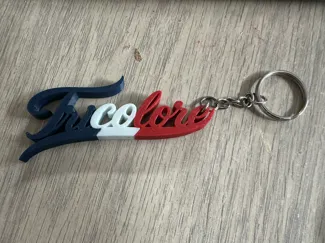 Porte Clé - Tricolore (Français)