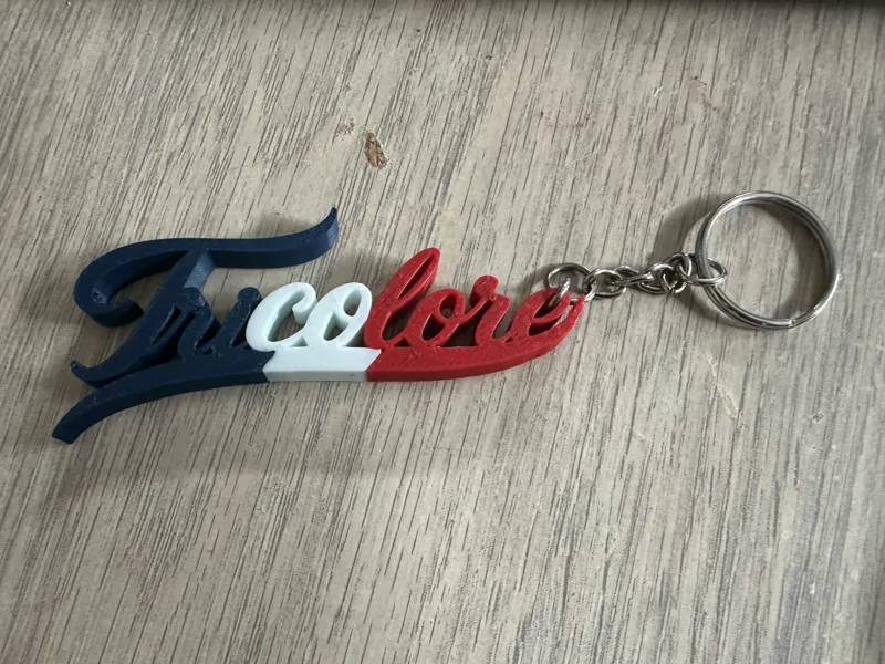 Porte Clé - Tricolore (Français)