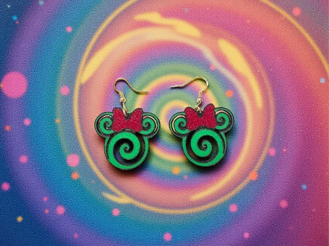 Minnie spiral earrings
