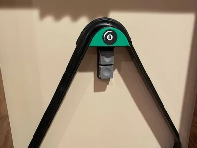 Billiards/Pool Triangle/Chalk Wall Mount Holder