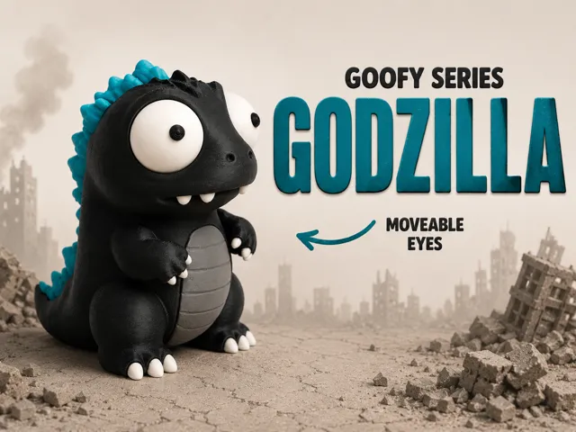 Goofy series – GODZILLA Movable Eyes NOAMS