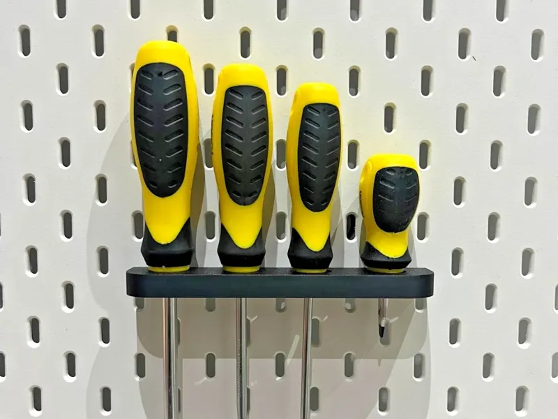 Ikea Skadis Screwdriver Holder For Pegboard