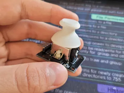 Joystick cap for arduino joystick