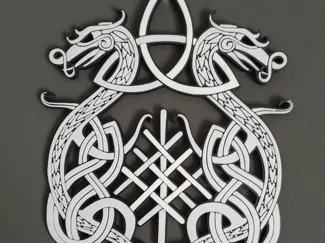 Drachen Keltik Wandtattoo