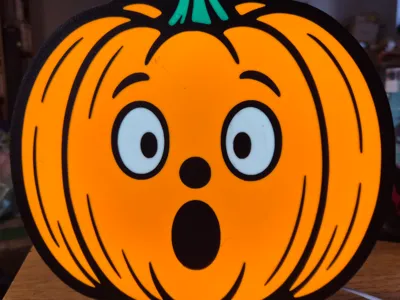Surprised Pumpkin Lightbox