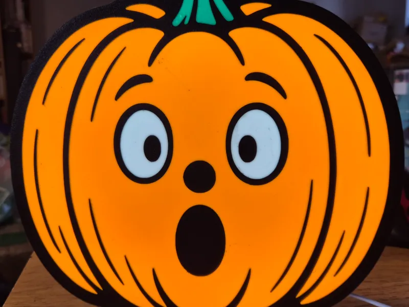 Surprised Pumpkin Lightbox