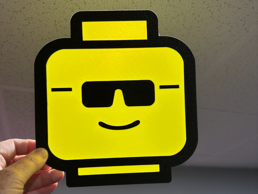 Mini Fig Head LED Lamp (Light Box)