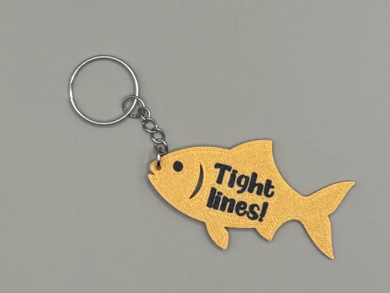 Fish Keychain Tight Lines
