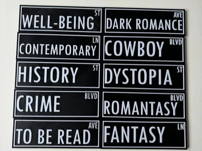 Book Shelf Street Signs