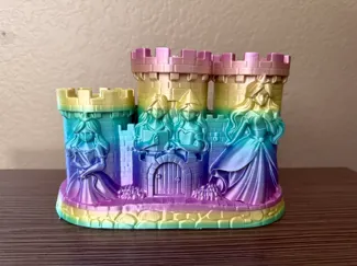 Castle pen holder