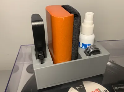 Vinyl Record Cleaning Kit Caddy
