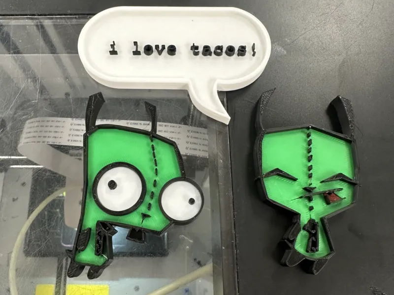 Invader Zim Gir Magnet Set