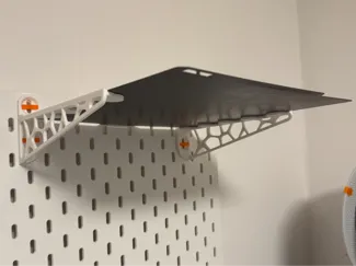 Skadis (t-clip) build plate cooling shelf voronoi