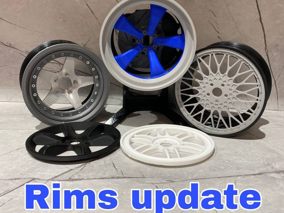 Wheel headphone holder rims collection