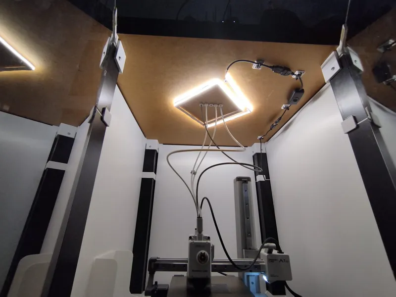Lack enclosure simple led-strip holder