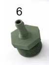 1/2'' Male Plumbing Fitting for Ø6 mm Pipe