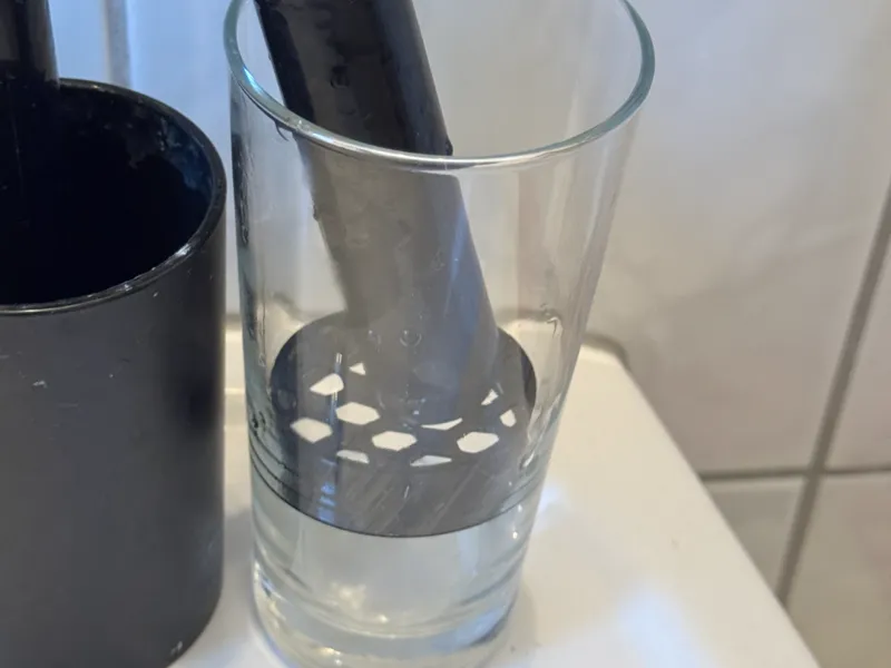 Toothbrush dryer drip tray